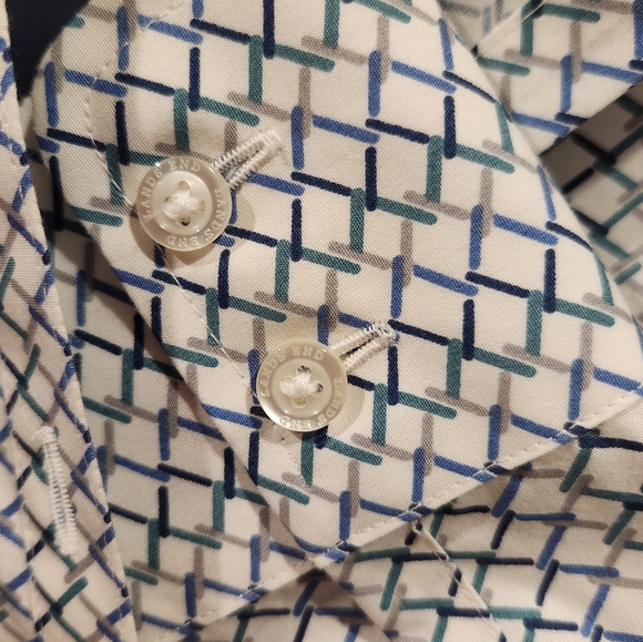 NWT Lend's End dressy button down women's shirt size 2 - Picture 7 of 8